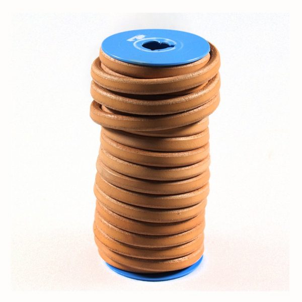 ROUND LEATHER CORD 8MM NATURAL