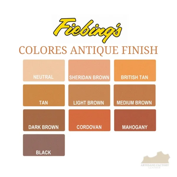 antique finish colors