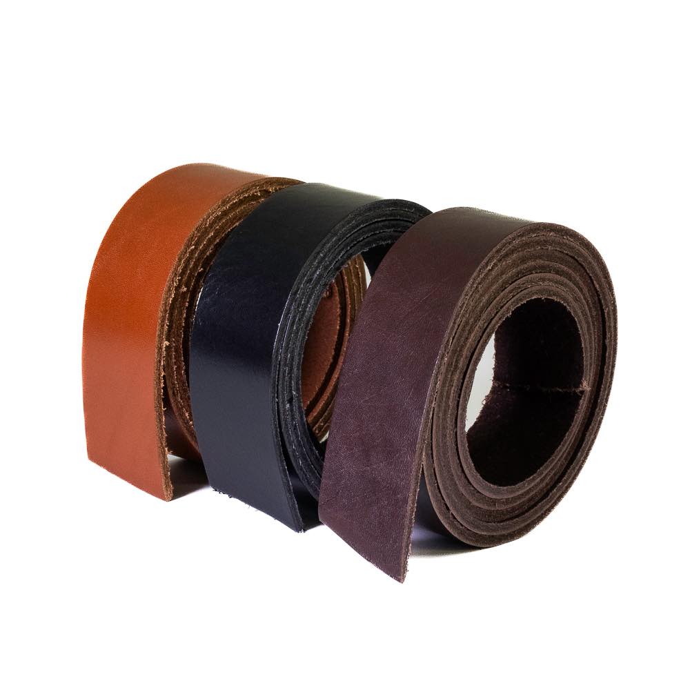 tiras cortadas para cinturón