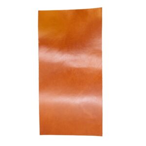 Morceaux de cuir de vachette &middot; Savanna<span> - </span>Terracotta, Panneau ( 60cm x 30cm )