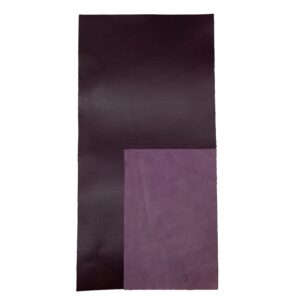Morceaux de cuir de vachette &middot; Classic<span> - </span>Violet, Panneau ( 60cm x 30cm )
