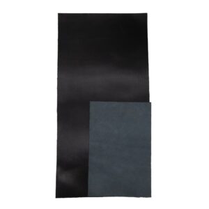 Morceaux de cuir de vachette &middot; Classic<span> - </span>N&egrave;gre, Panneau ( 60cm x 30cm )